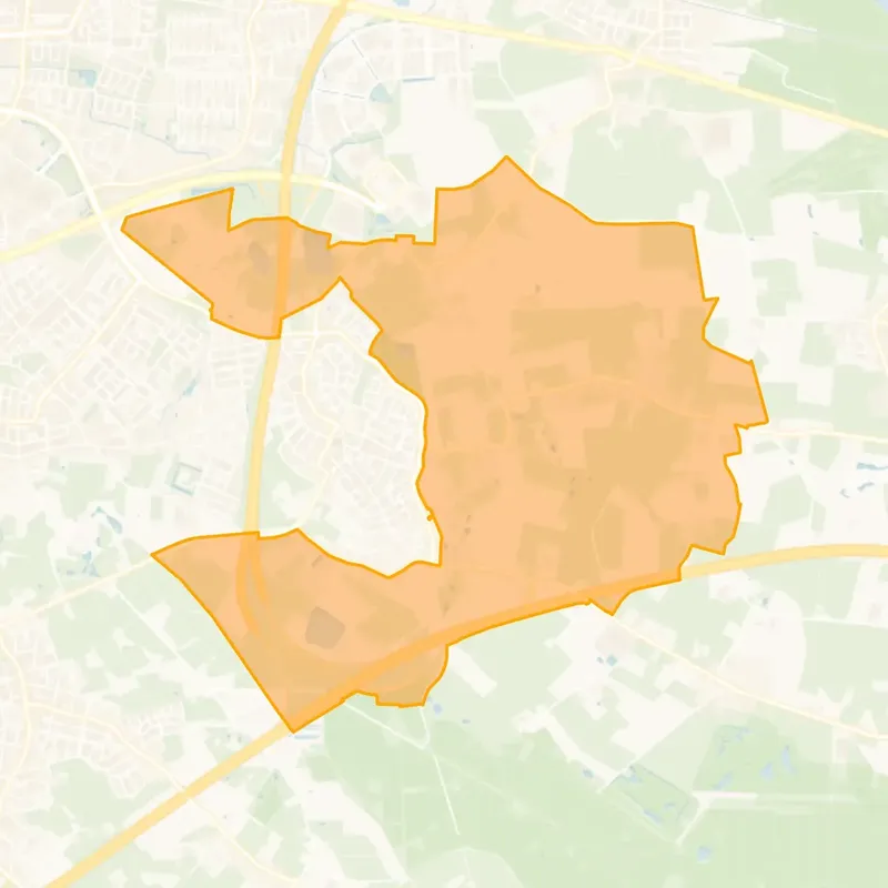 buitengebied bavel breda BU07580709 2024 Kaart van