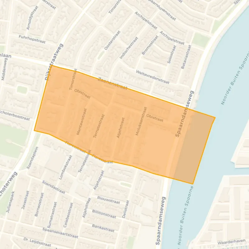 molukkenbuurt haarlem BU03921104 2024 Kaart van