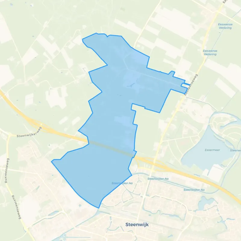 de bult steenwijkerland WK170822 2024 Kaart van