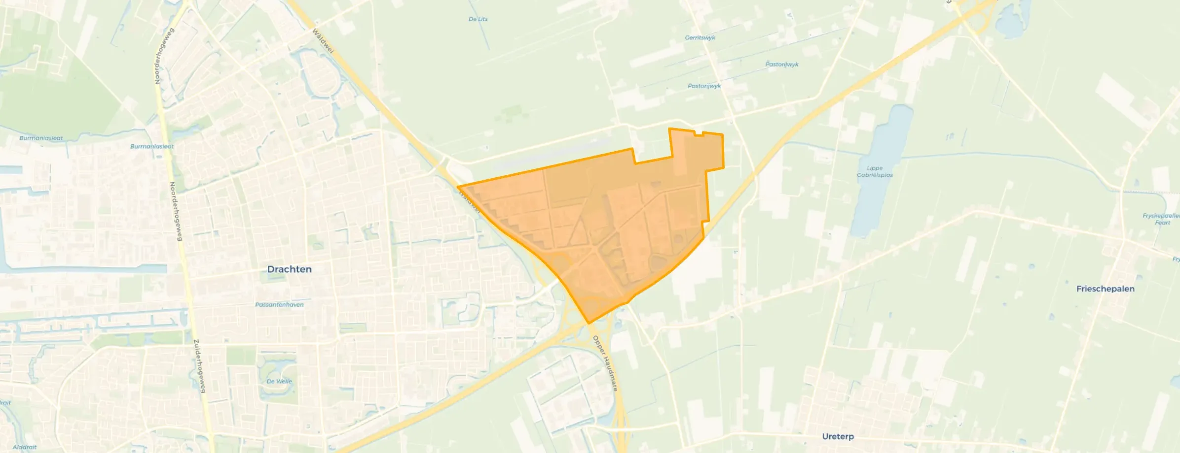 Kaart van A7 Noord
