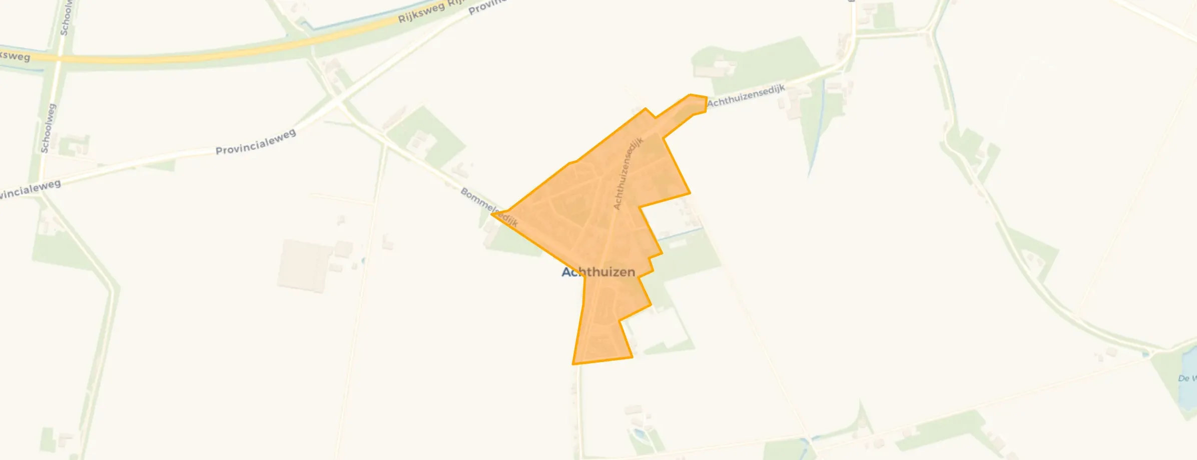 Buurt Achthuizen woonkern, Achthuizen