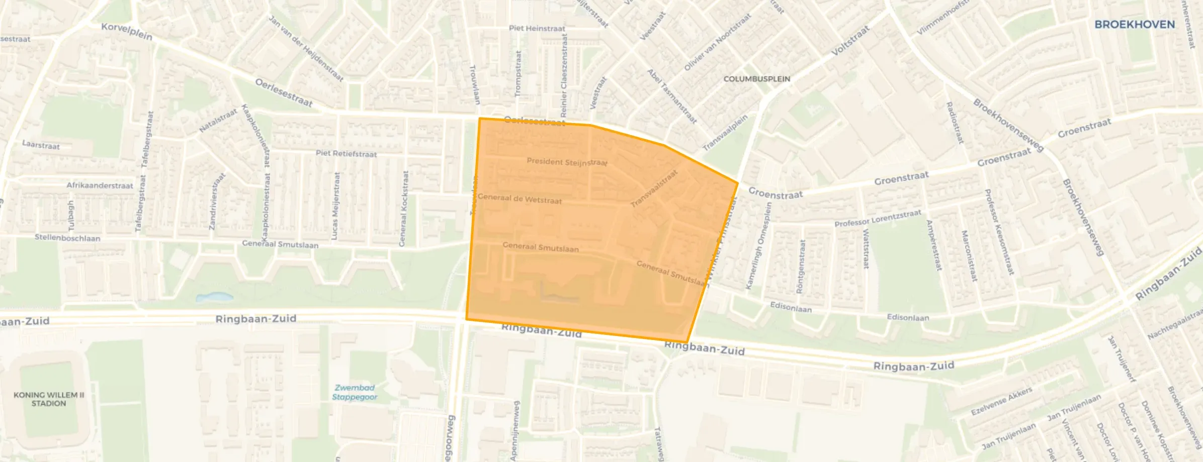 Buurt Afrikaanderbuurt Oost, Tilburg