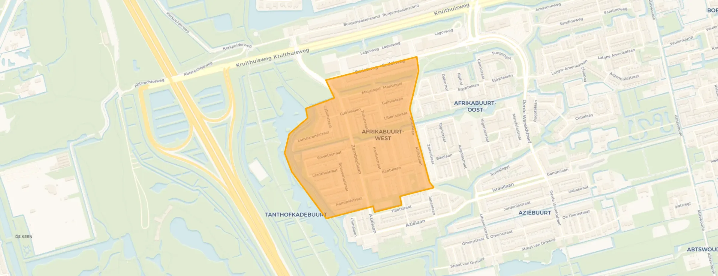 Buurt Afrikabuurt-West, Delft