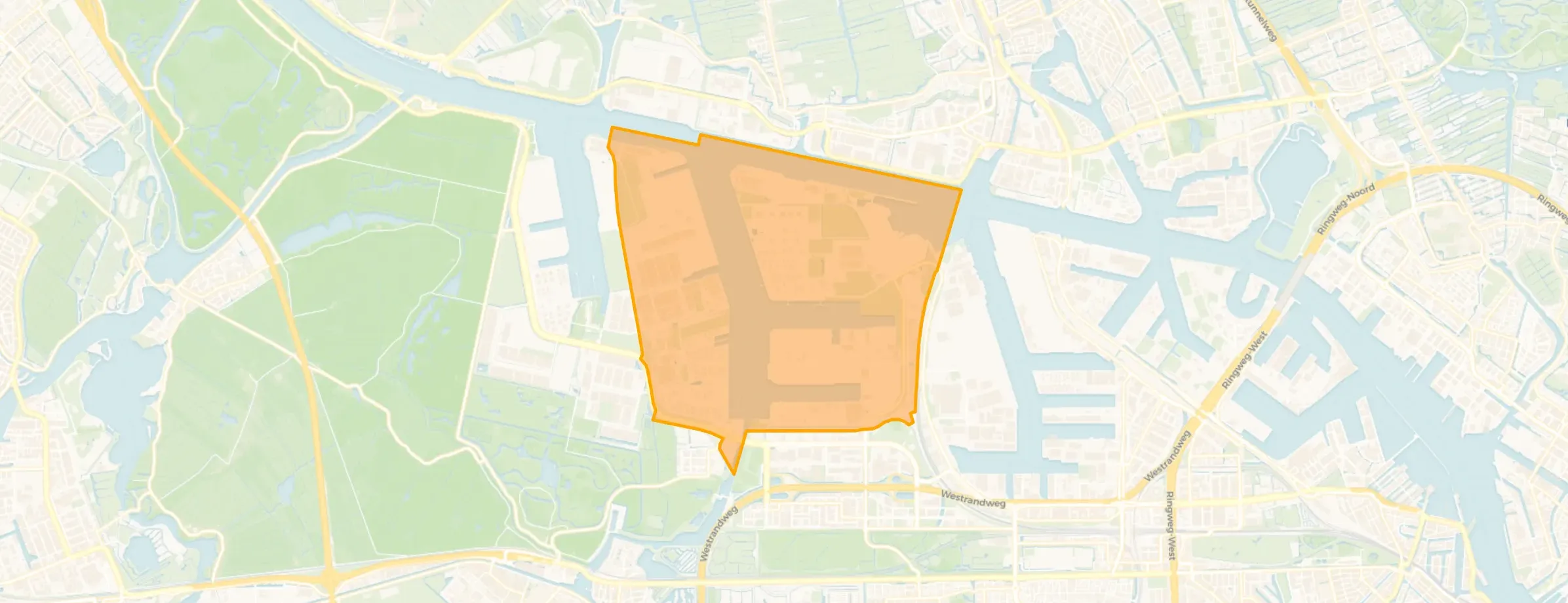 Kaart van Amerikahaven
