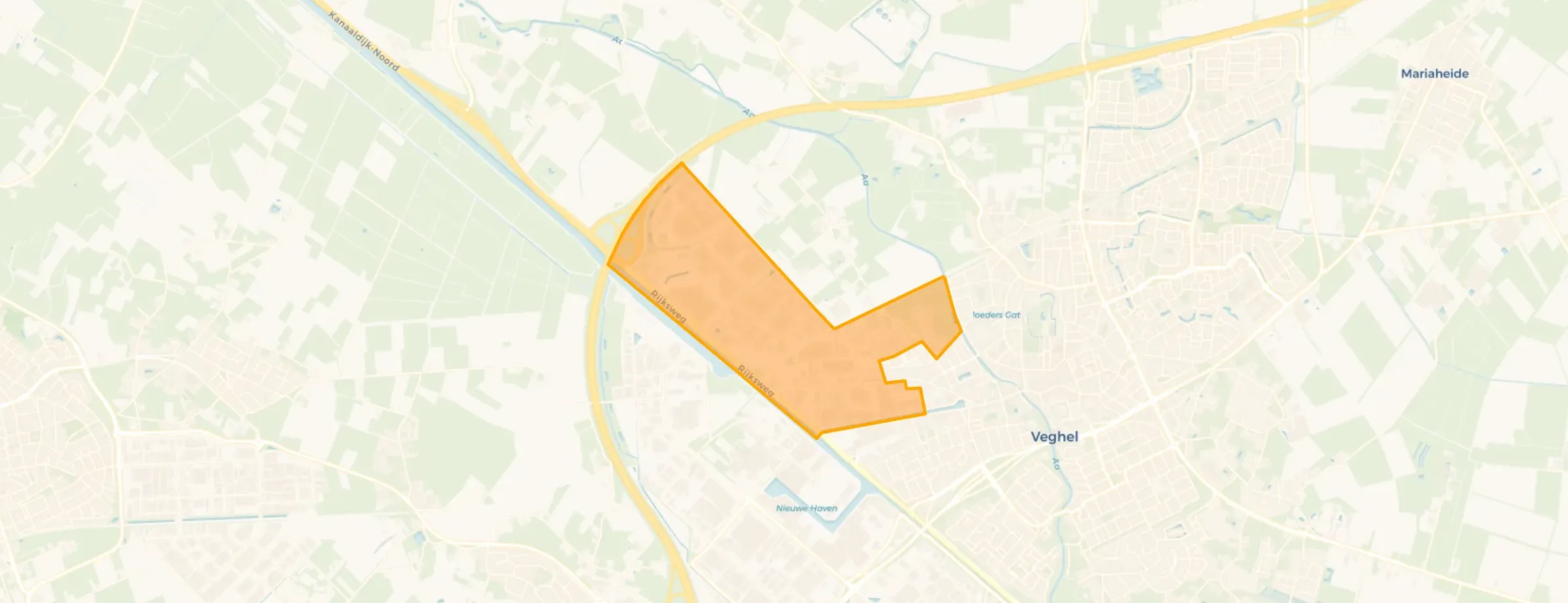 Kaart van Amert en Binnenveld