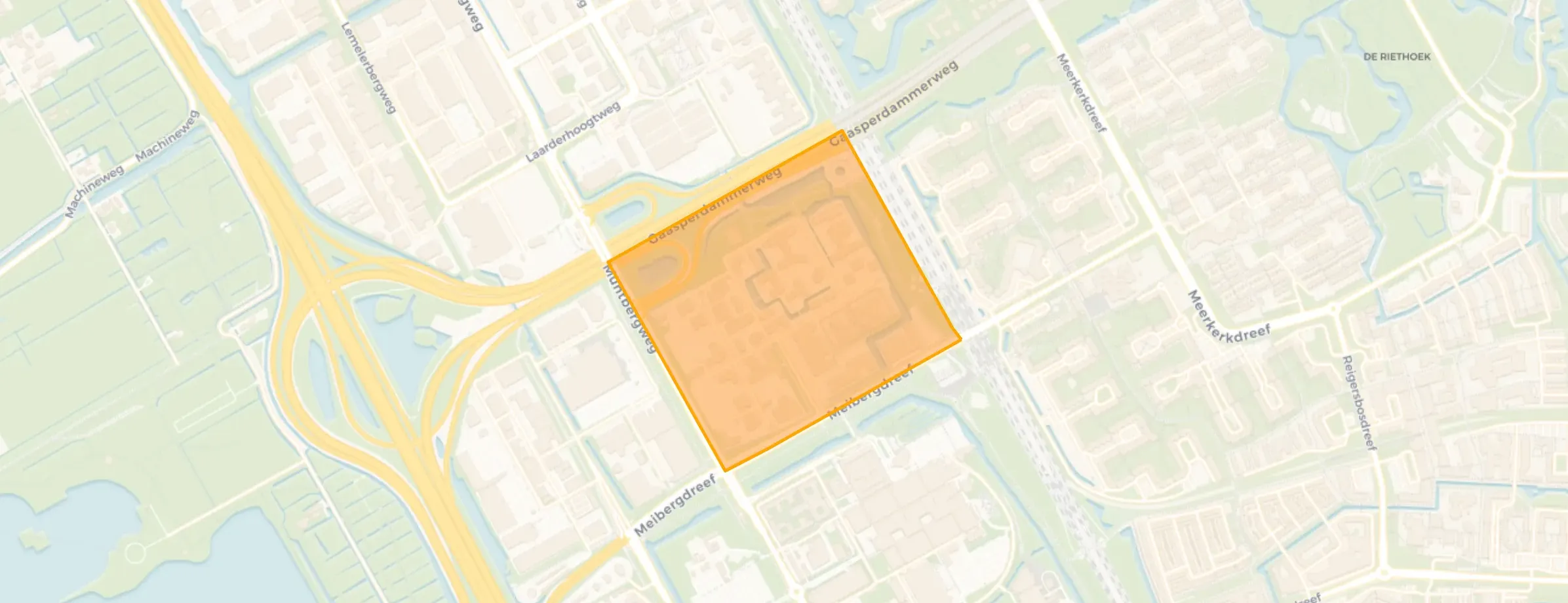 Buurt Amstel III deel A/B-Zuid, Amsterdam