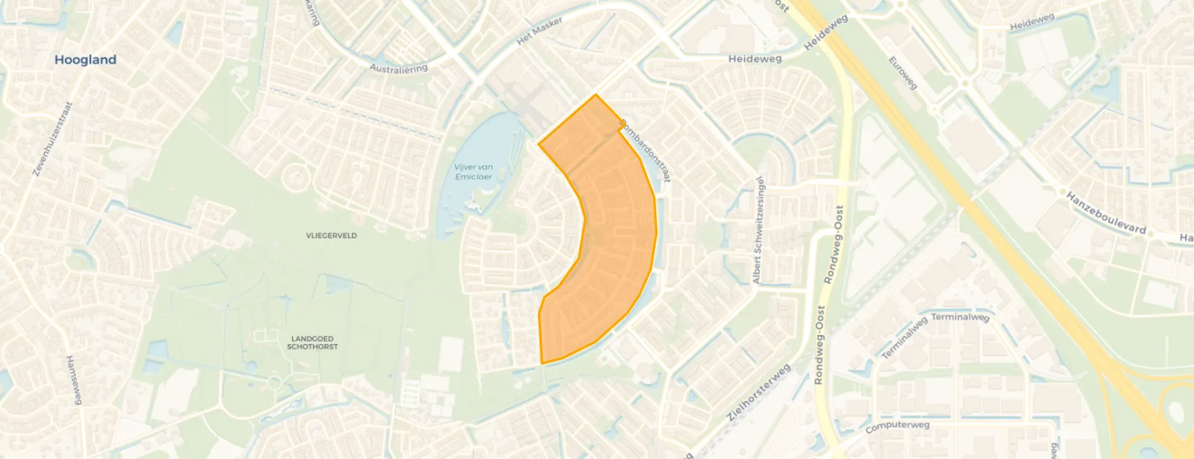 Buurt Architectenbuurt-Oost, Amersfoort