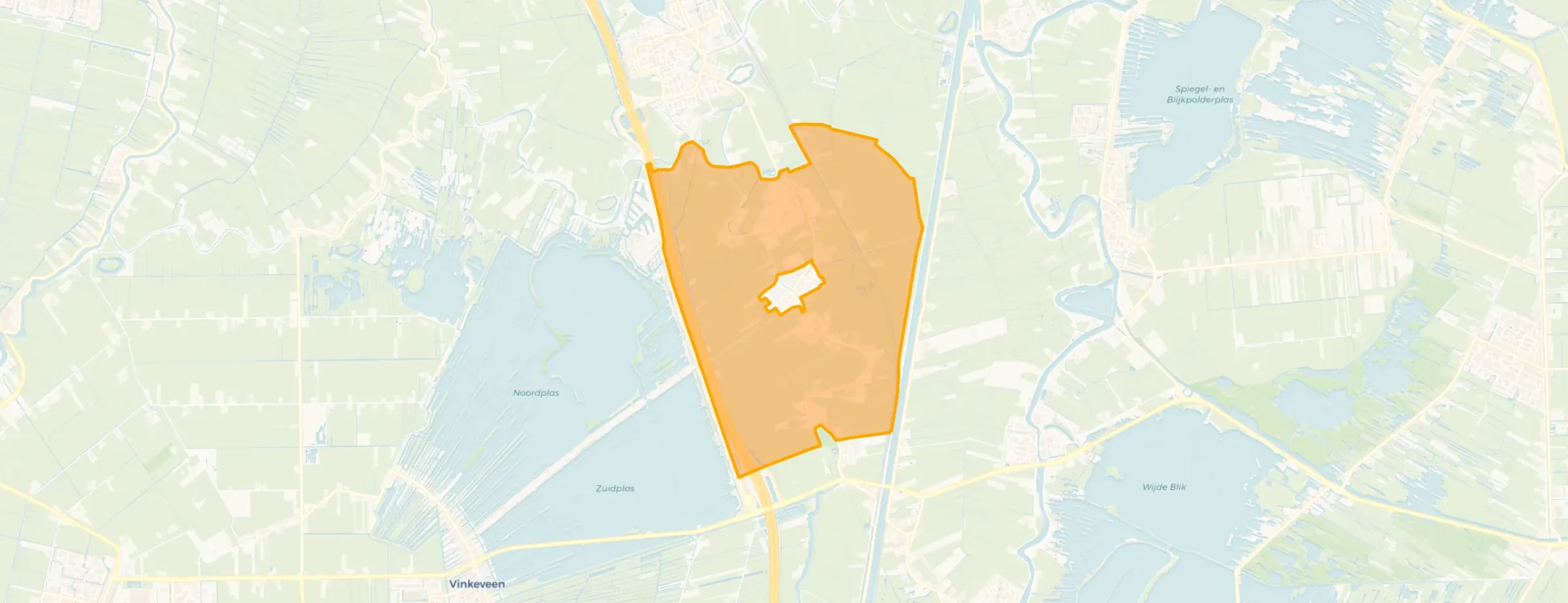 Kaart van Baambrugge Buitengebied