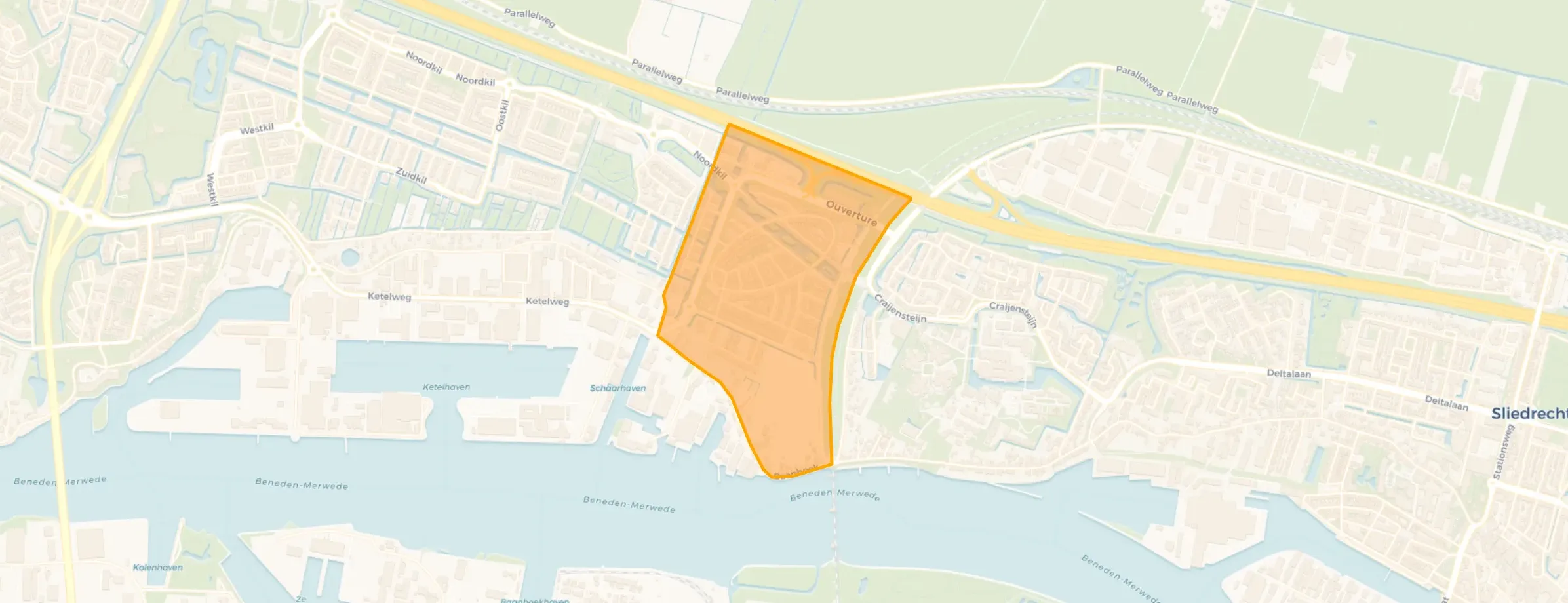 Buurt Baanhoek-West, Sliedrecht