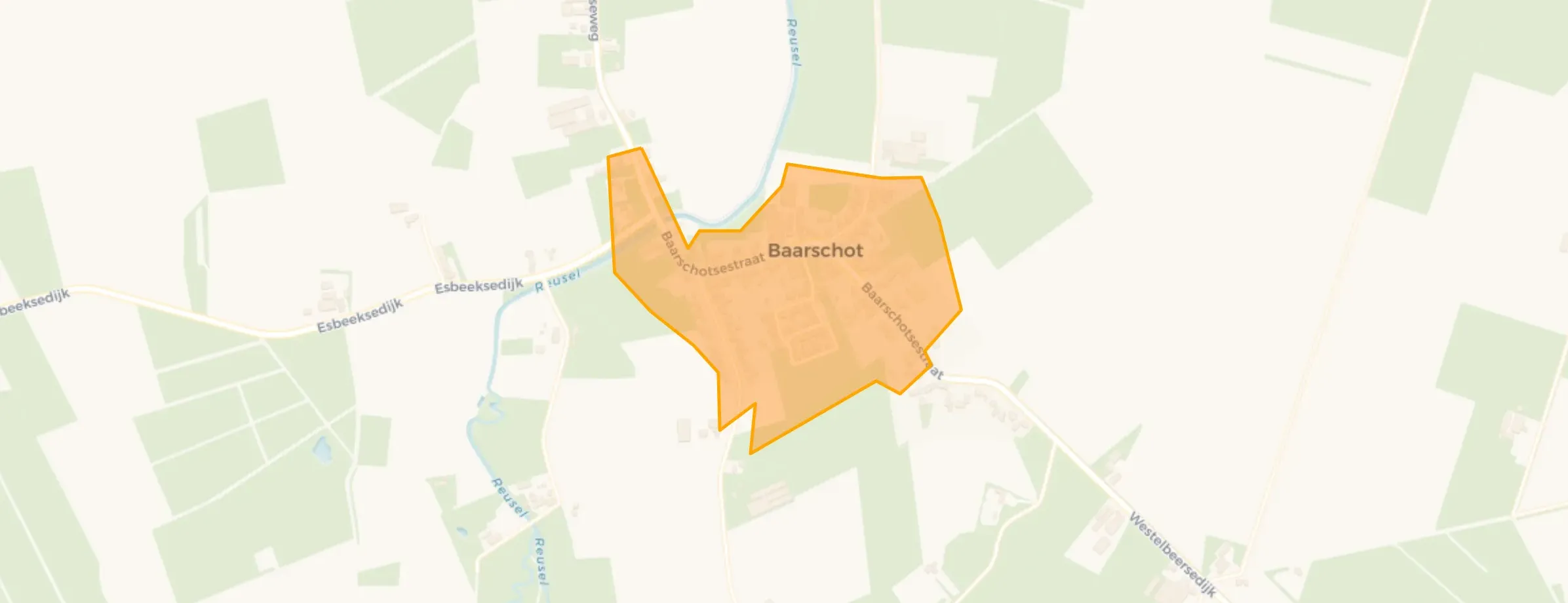 Kaart van Baarschot