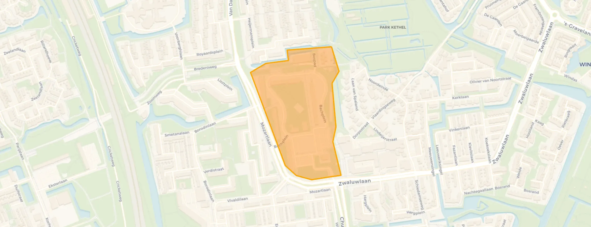 Buurt Bachplein, Schiedam