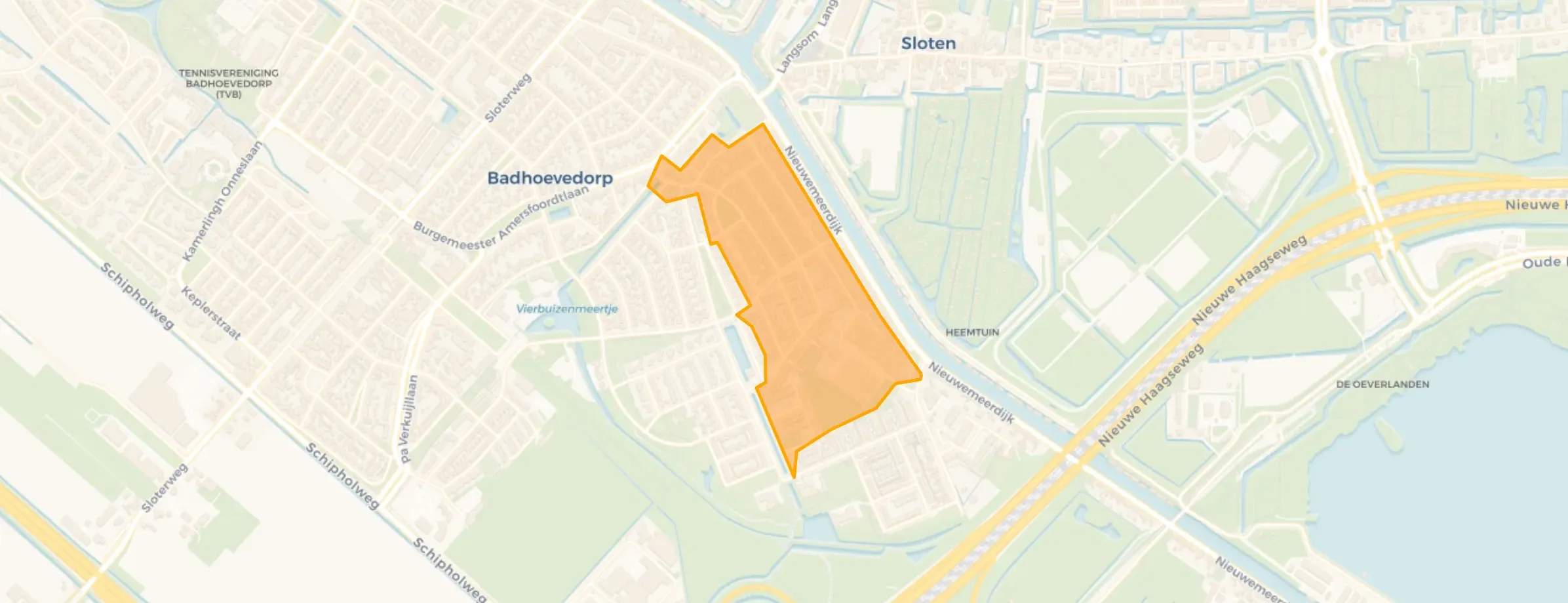 Buurt Badhoevedorp Noordoost, Badhoevedorp