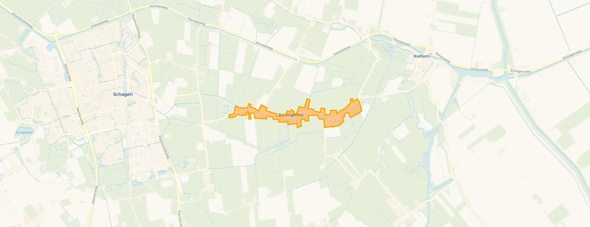 Barsingerhorn (woonkern) in Hollands Kroon