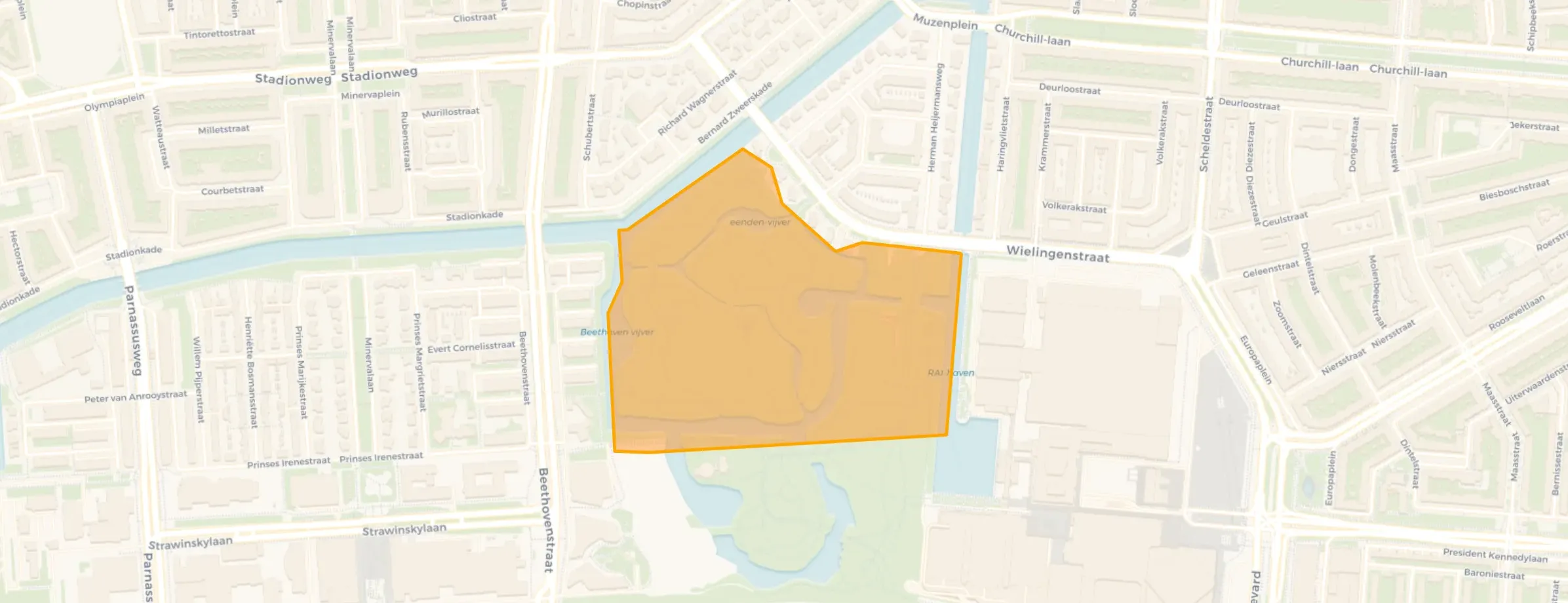 Kaart van Beatrixpark