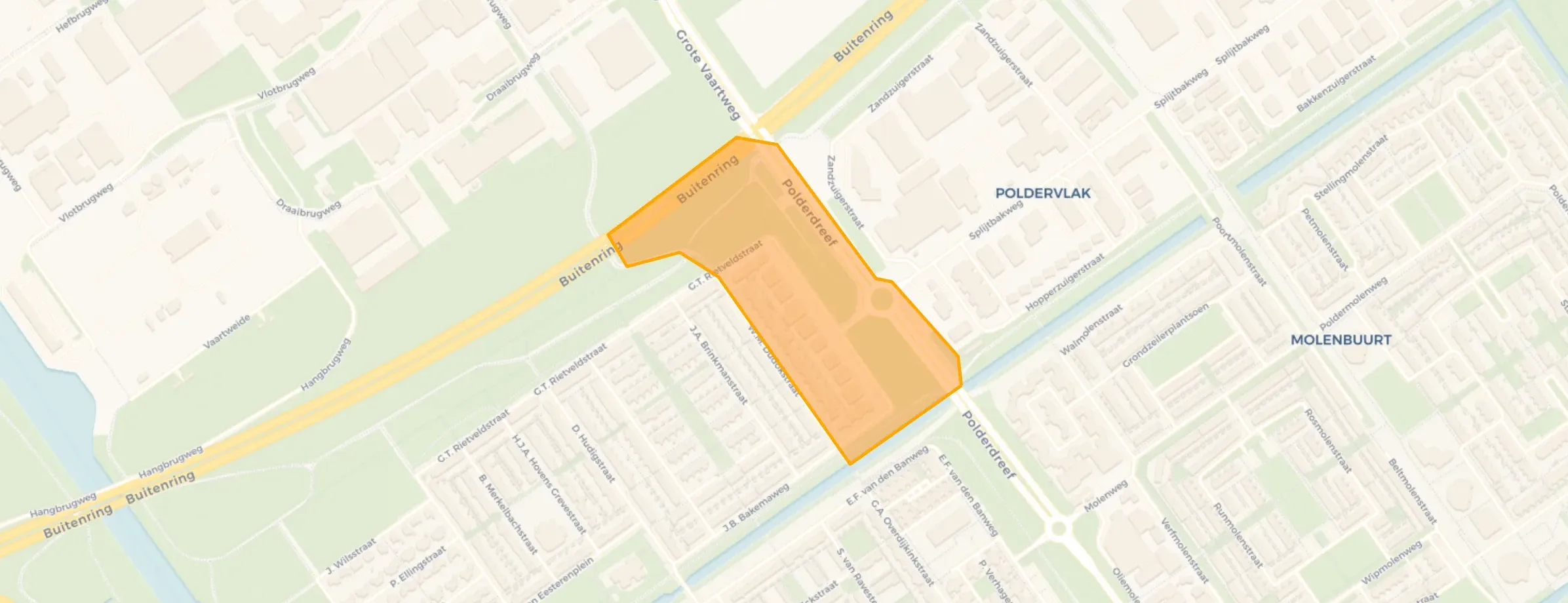 Buurt Bedrijventerrein Bouwmeesterbuurt, Almere
