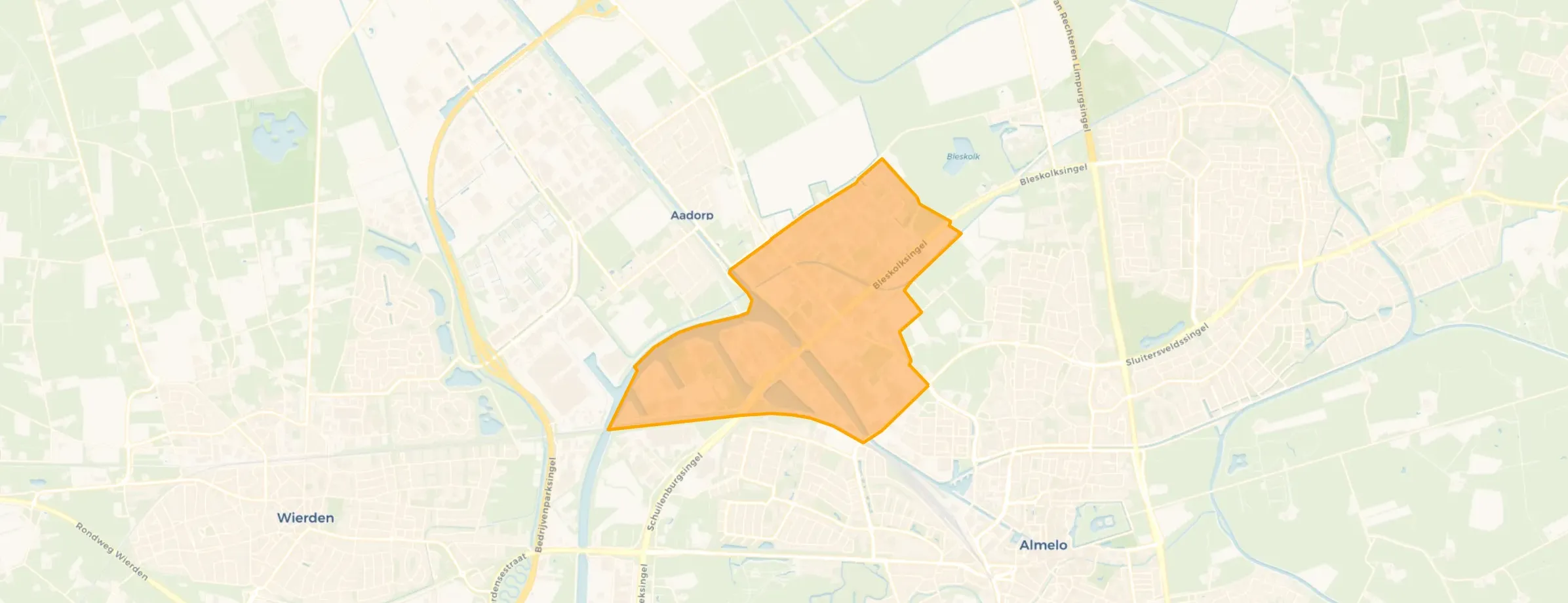 Bedrijventerrein Dollegoor Turfkade in Almelo