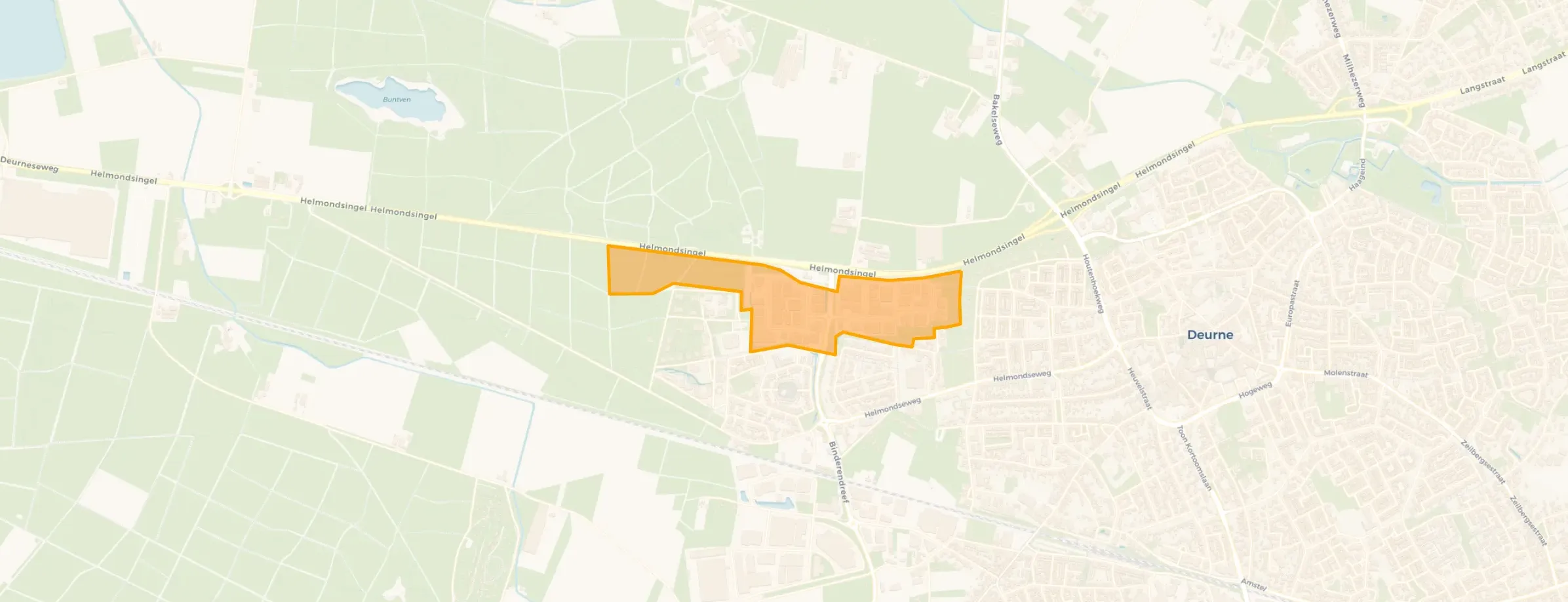Kaart van Bedrijventerrein Rijt-West en Rijt-Oost