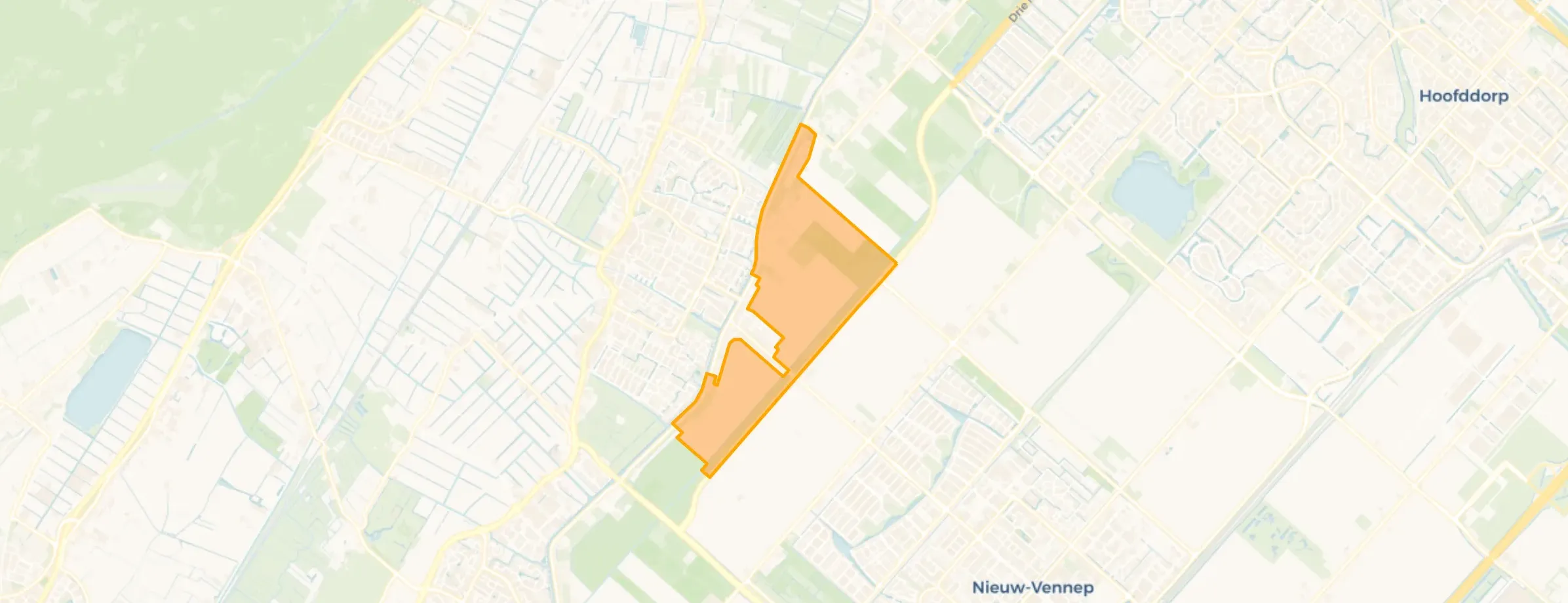 Kaart van Beinsdorp Omgeving