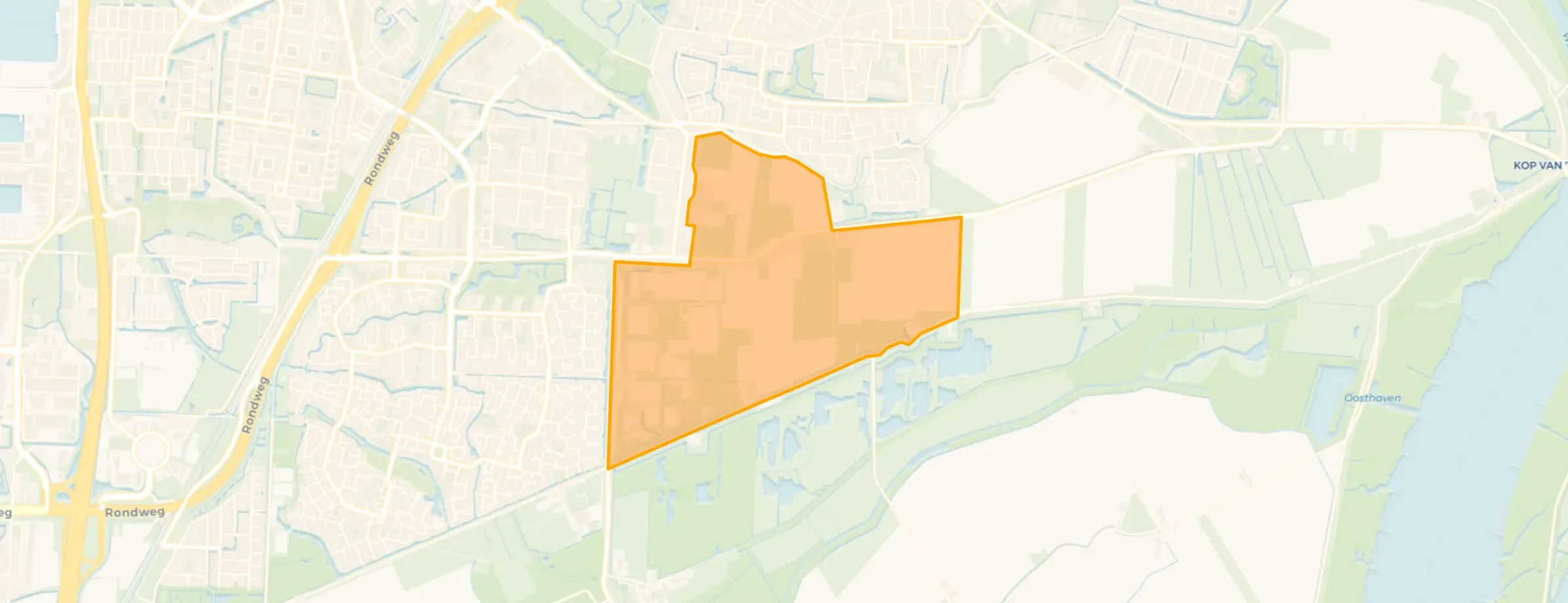 Kaart van Belthure Park