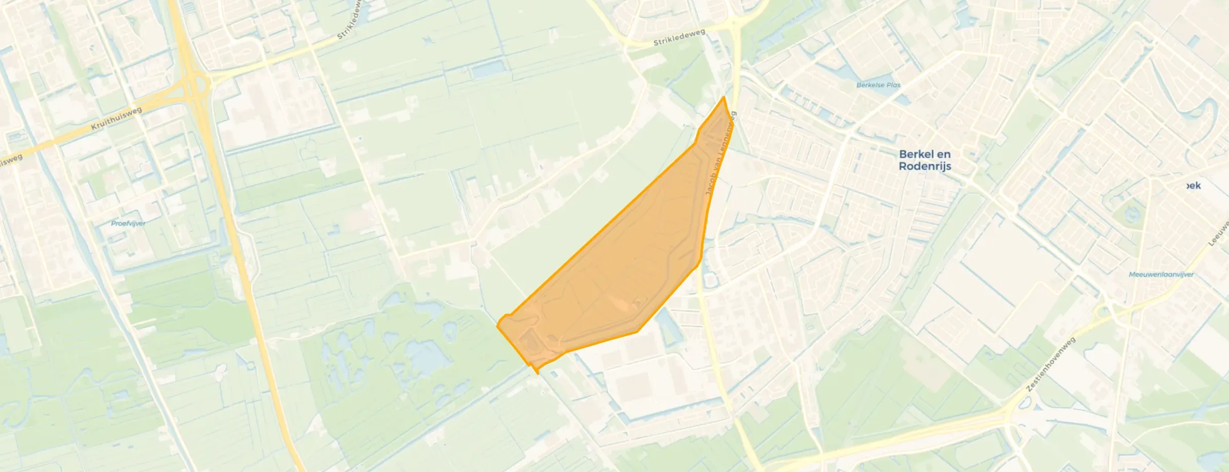 Kaart van Bergboezem