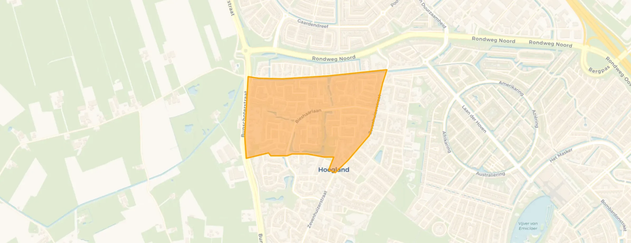 Buurt Bieshaar-Noord, Hoogland