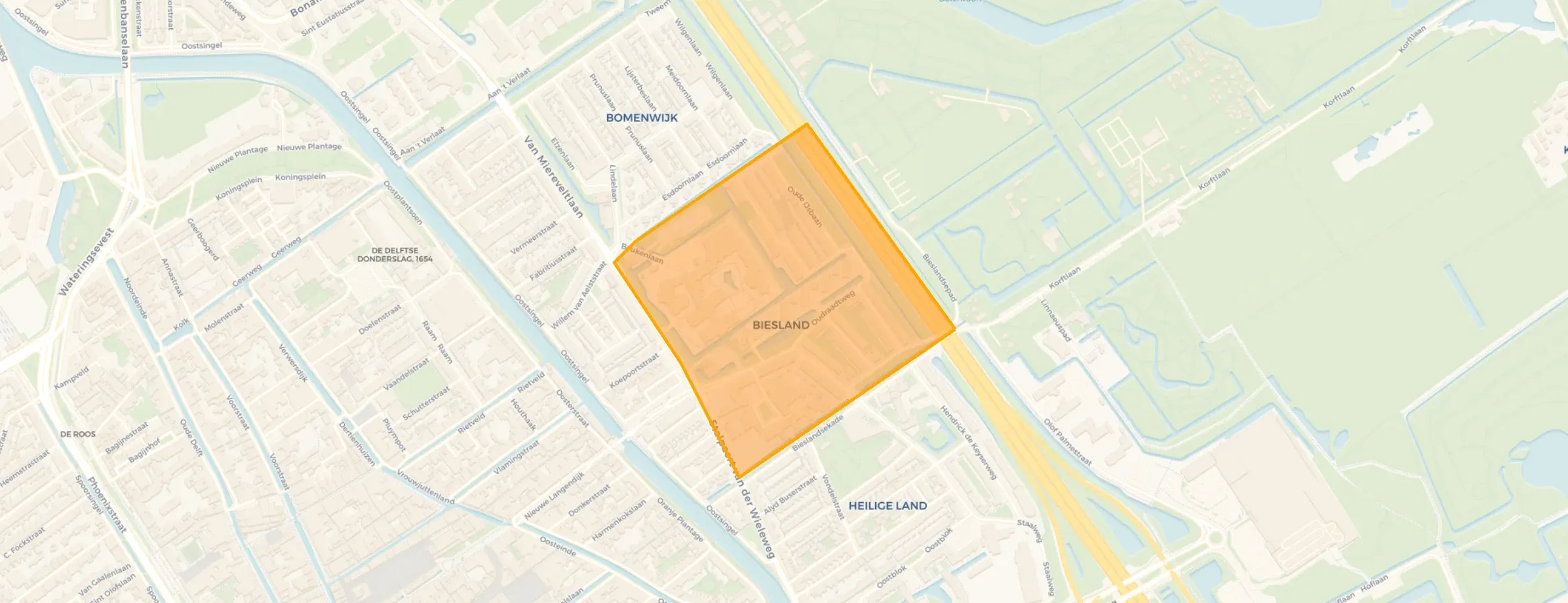 Buurt Biesland, Delft