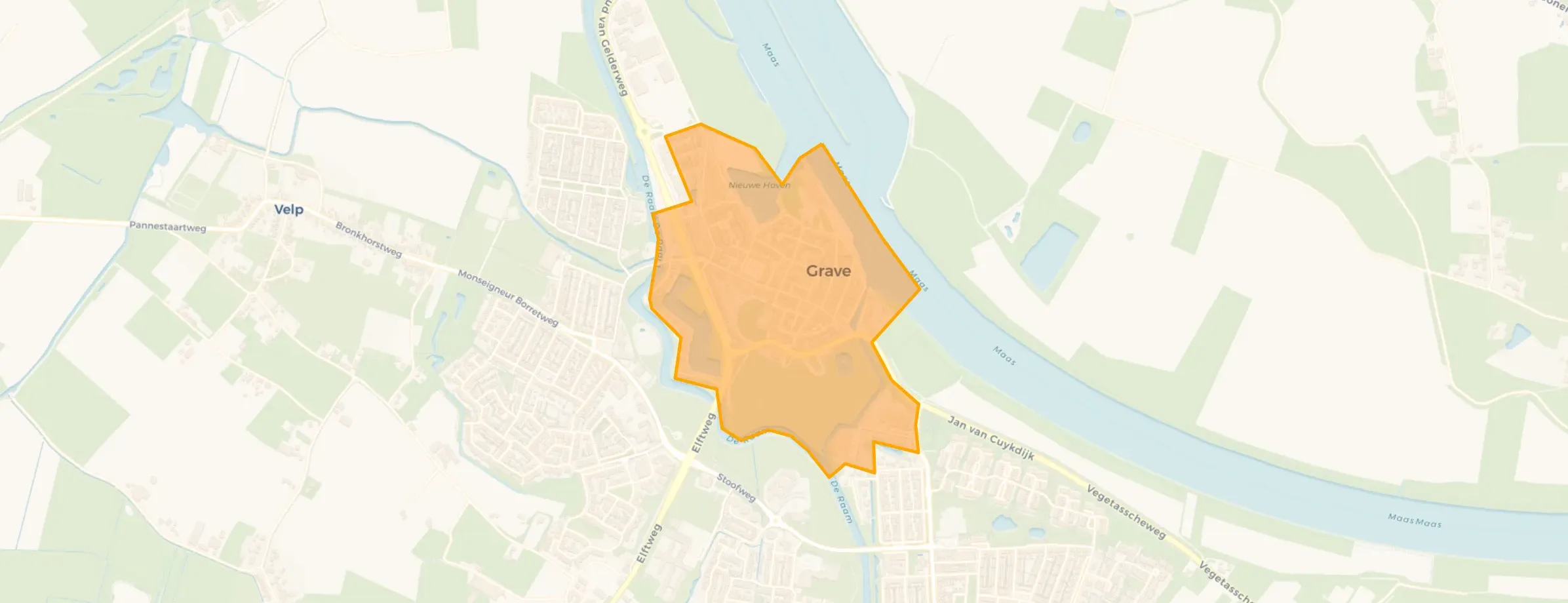 Binnenstad-Grave in Land van Cuijk
