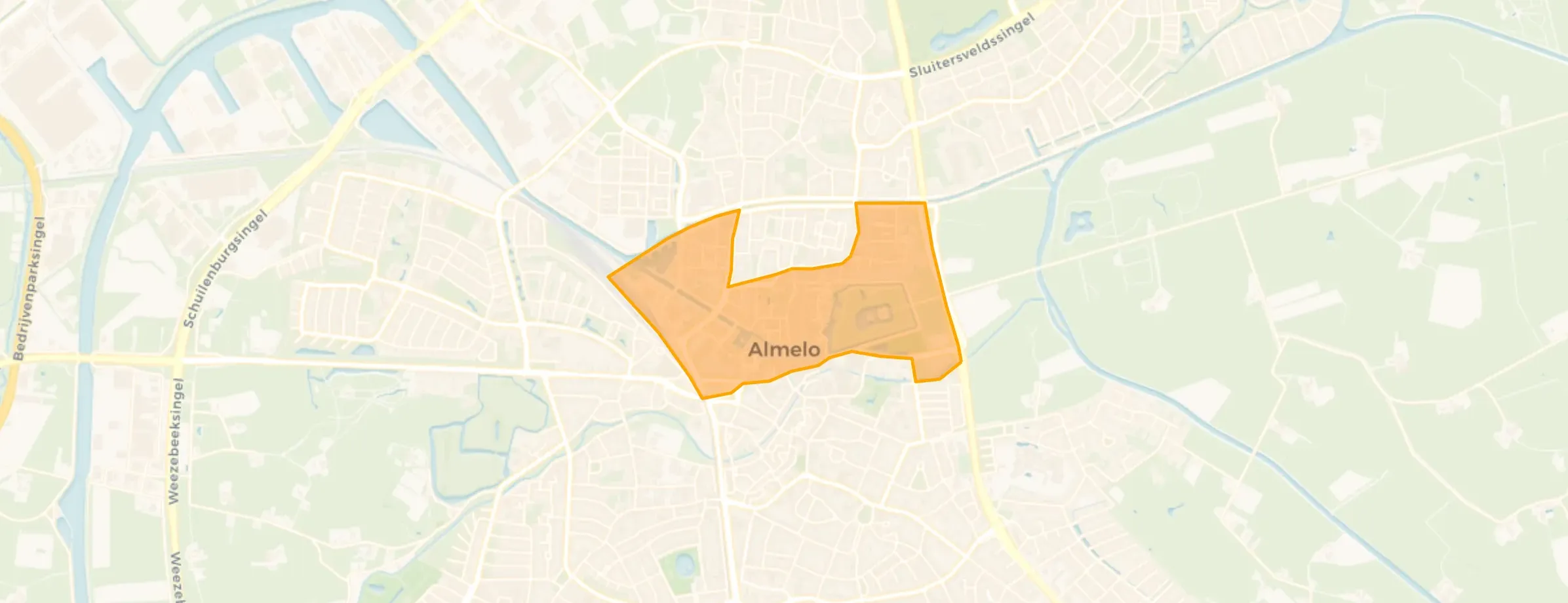 Kaart van Binnenstad Noord