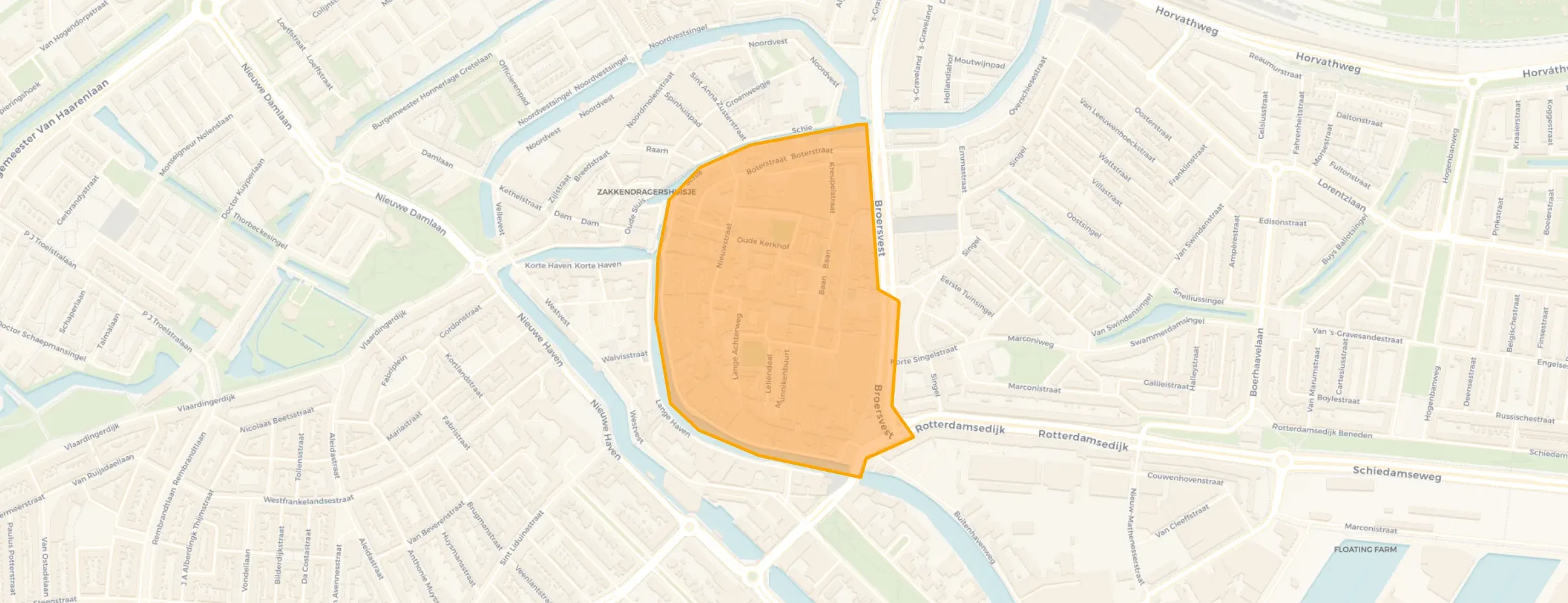 Buurt Binnenstad, Schiedam