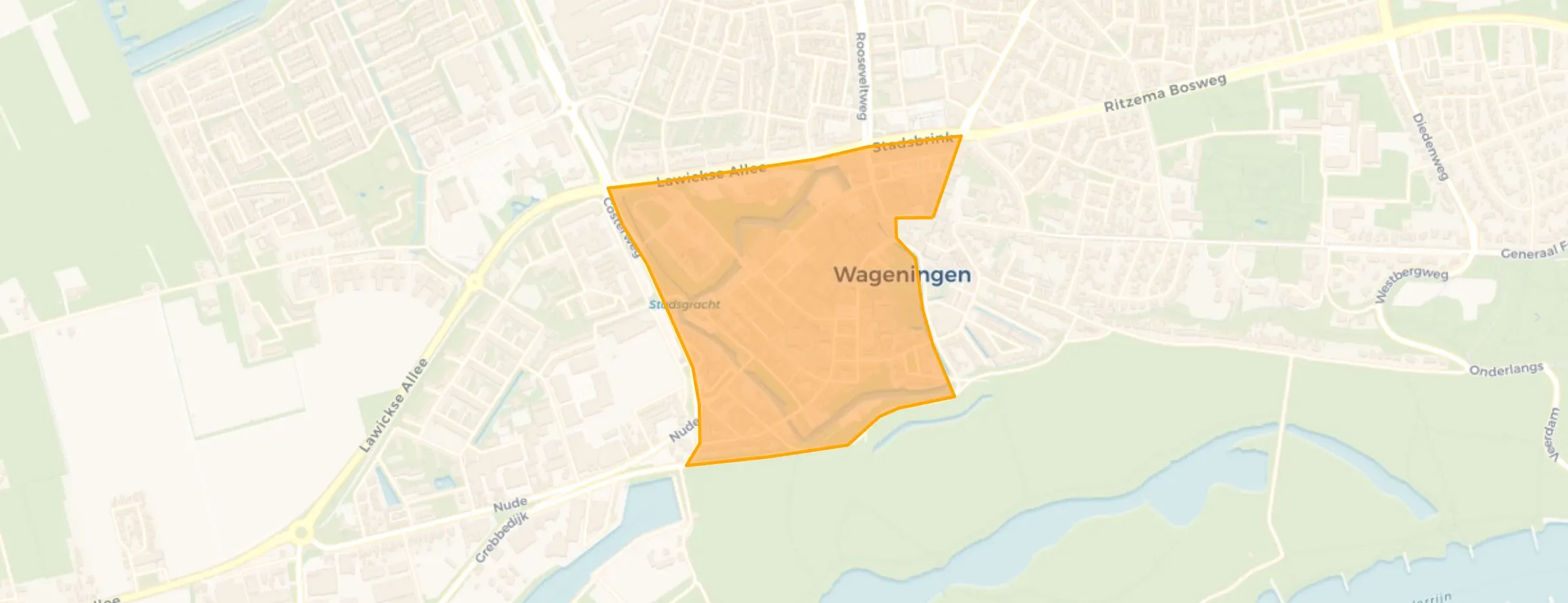 Binnenstad in Wageningen
