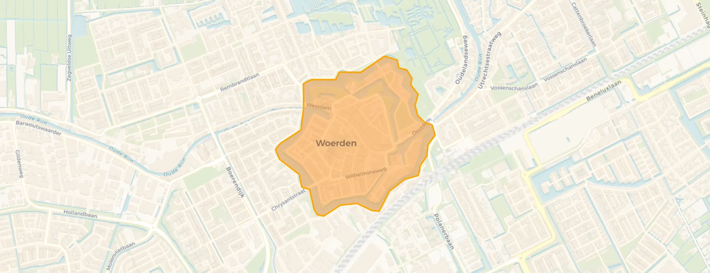 Buurt Binnenstad, Woerden