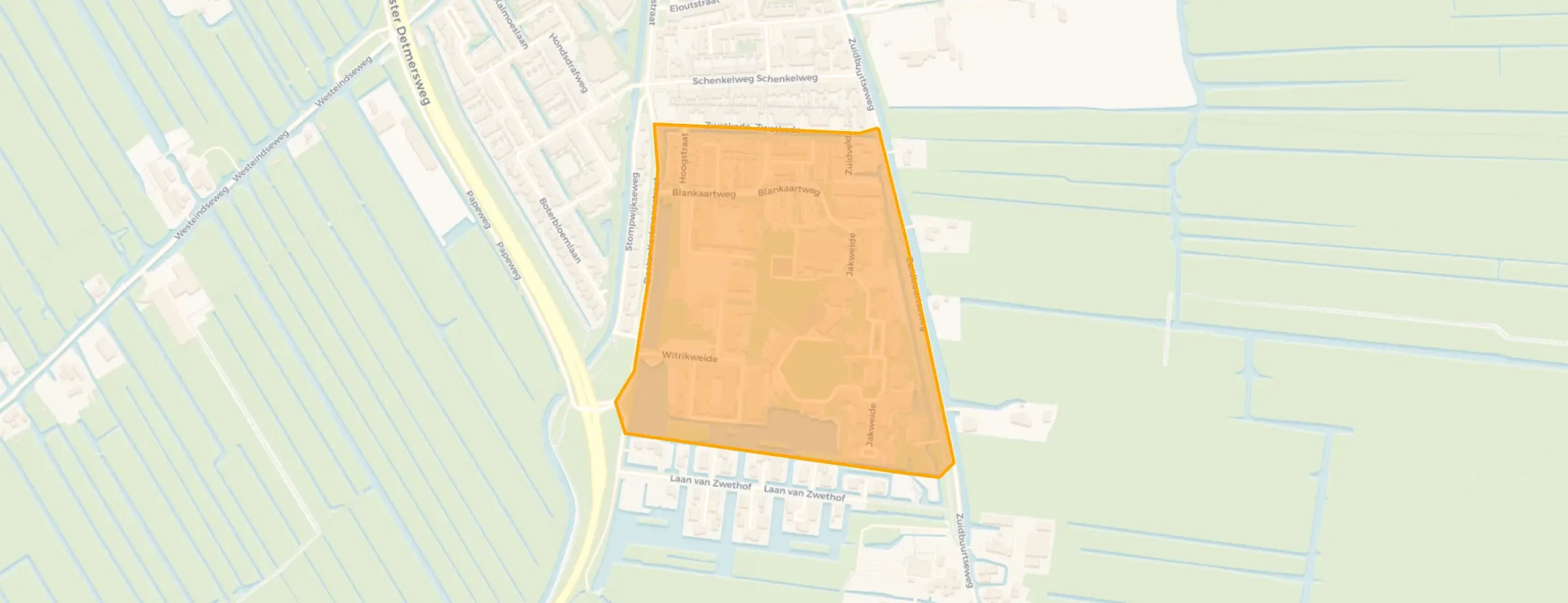 Kaart van Blankaartpark