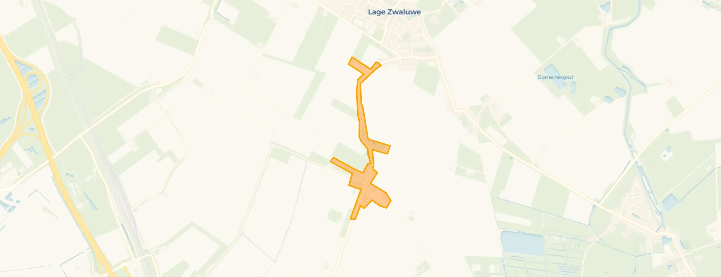 Kaart van Blauwe Sluis