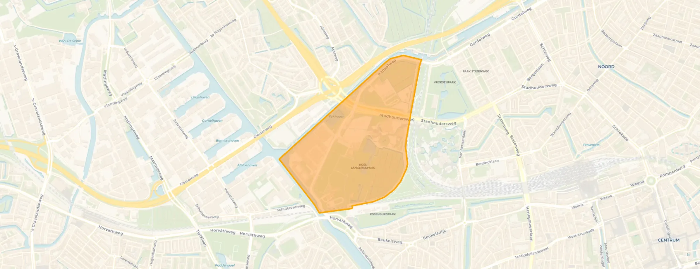 Blijdorpsepolder in Rotterdam