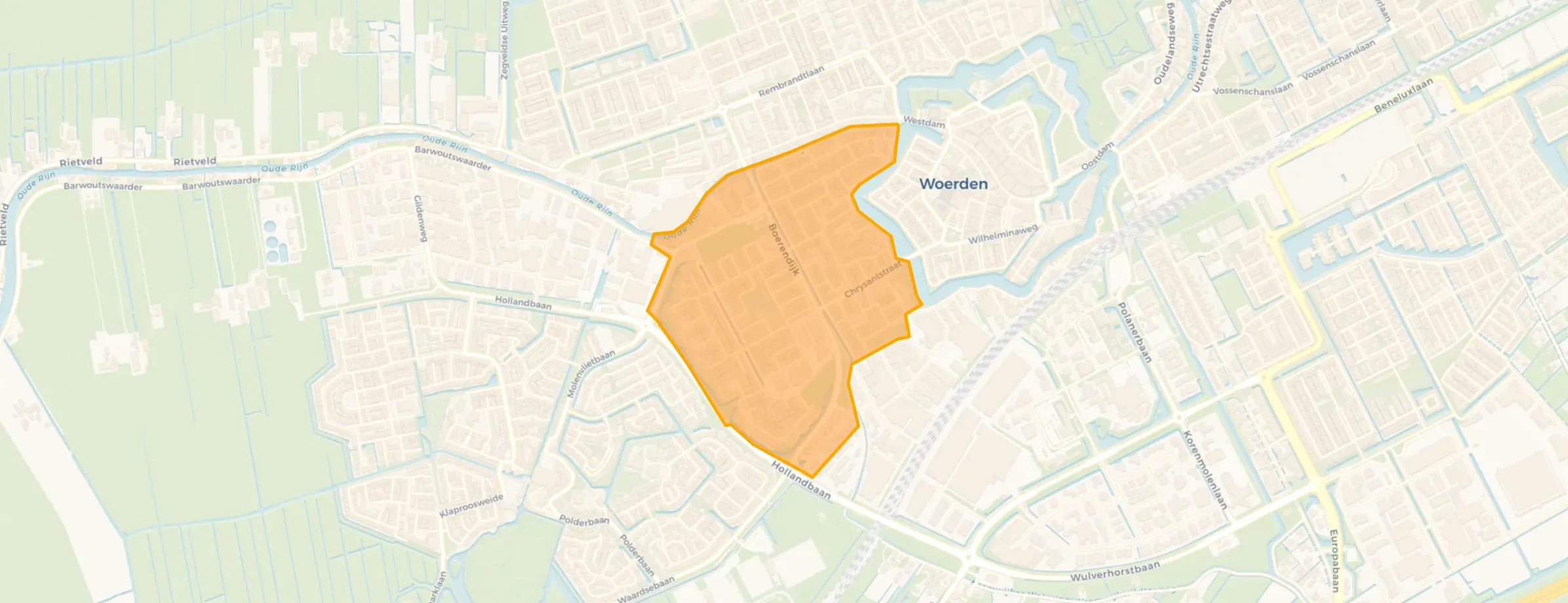 Buurt Bloemen- en Bomenkwartier, Woerden