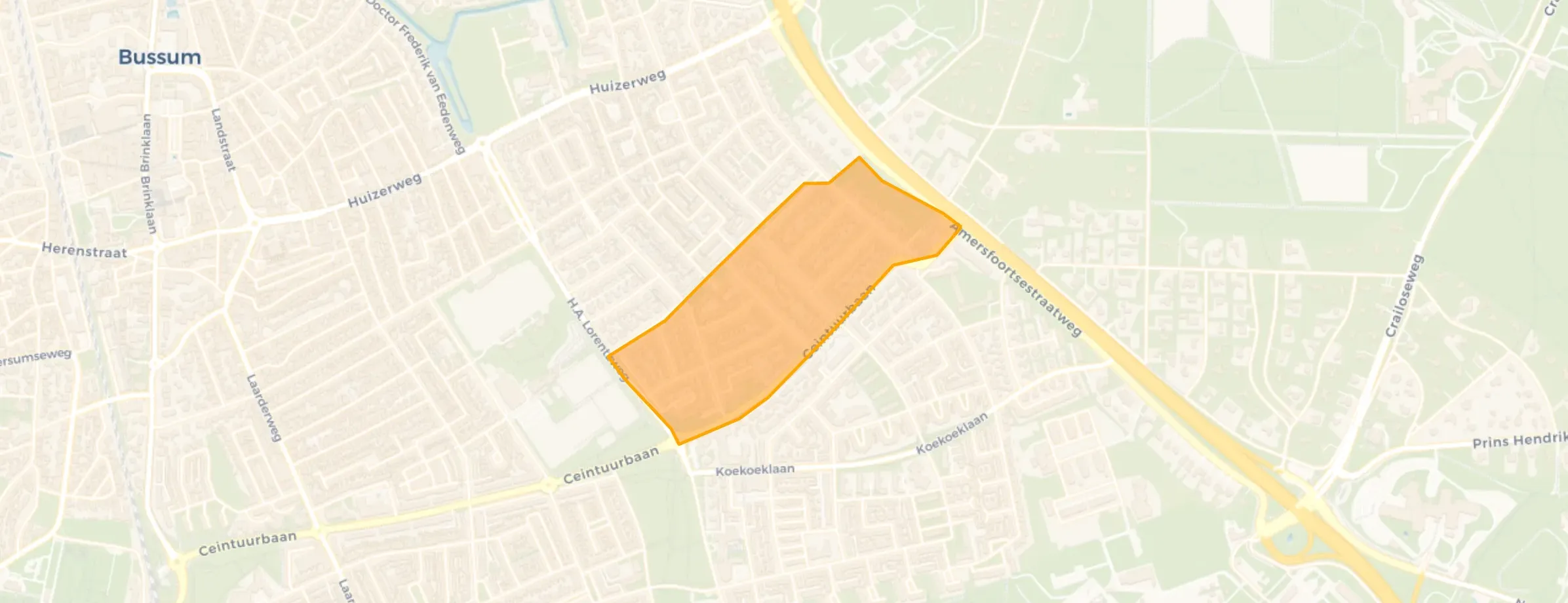 Buurt Bloemenbuurt, Bussum