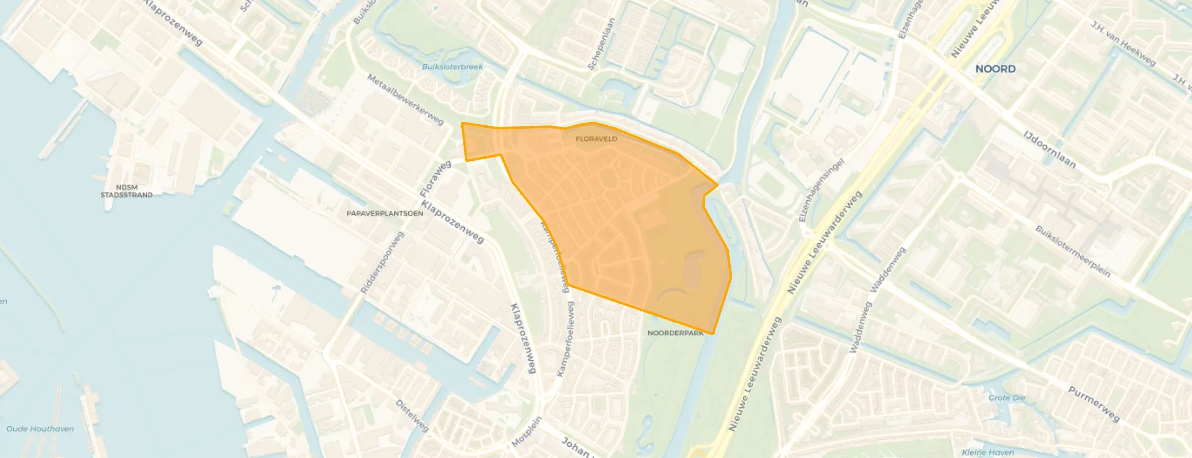 Buurt Bloemenbuurt-Noord, Amsterdam