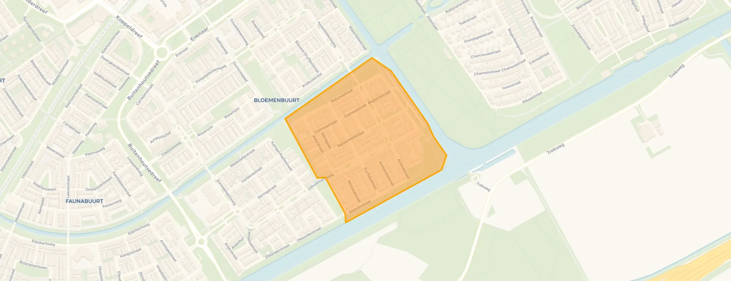 Buurt Bloemenbuurt Oost, Almere