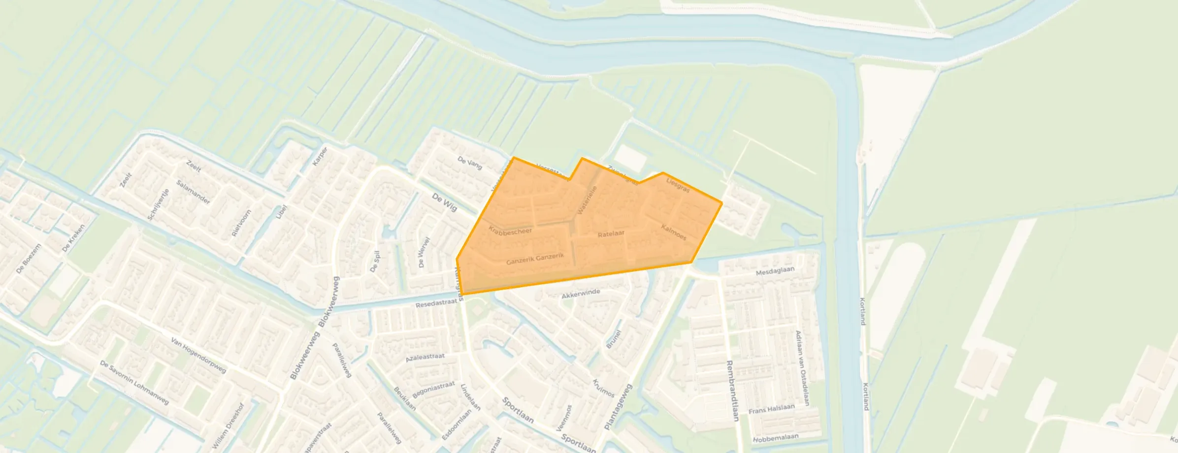 Buurt Blokweer Noord, Alblasserdam