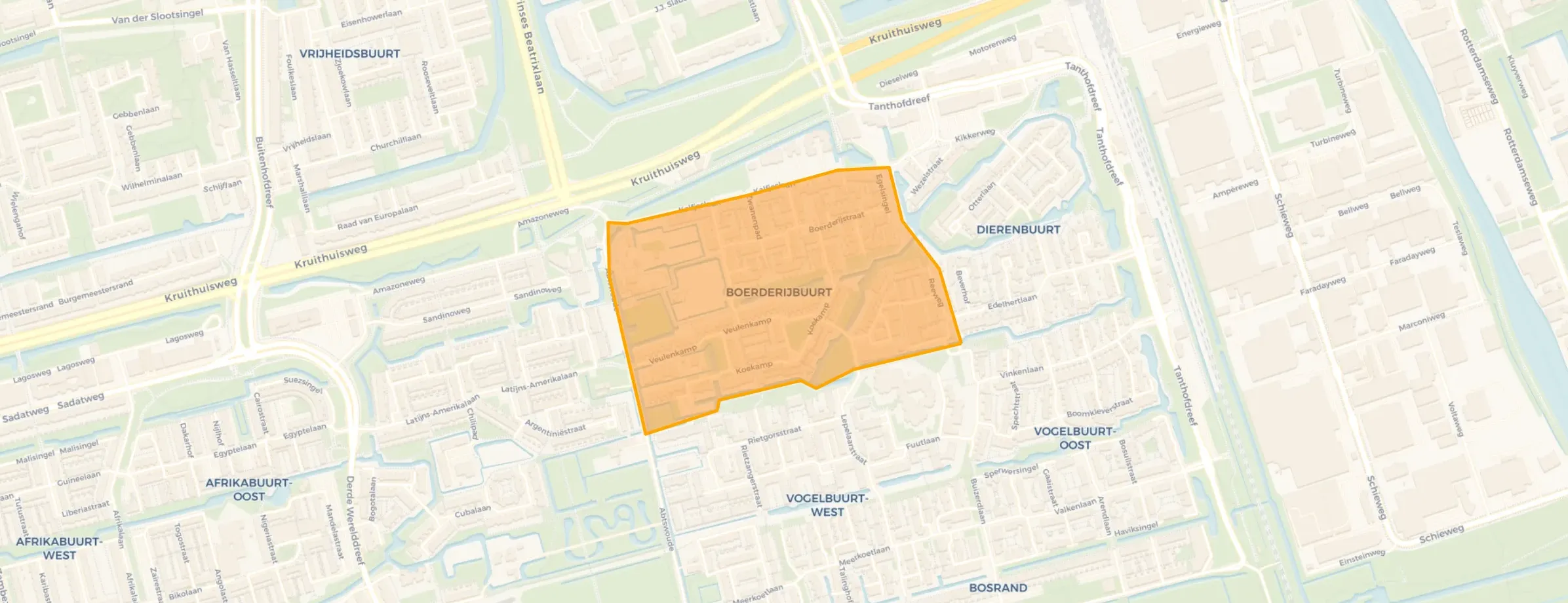Buurt Boerderijbuurt, Delft