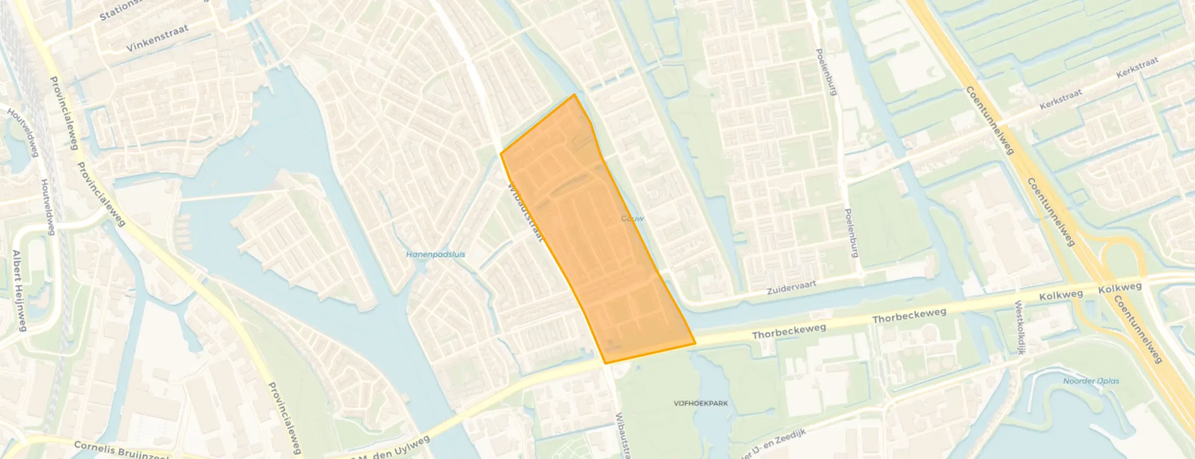 Buurt Bomenbuurt Oost, Zaandam