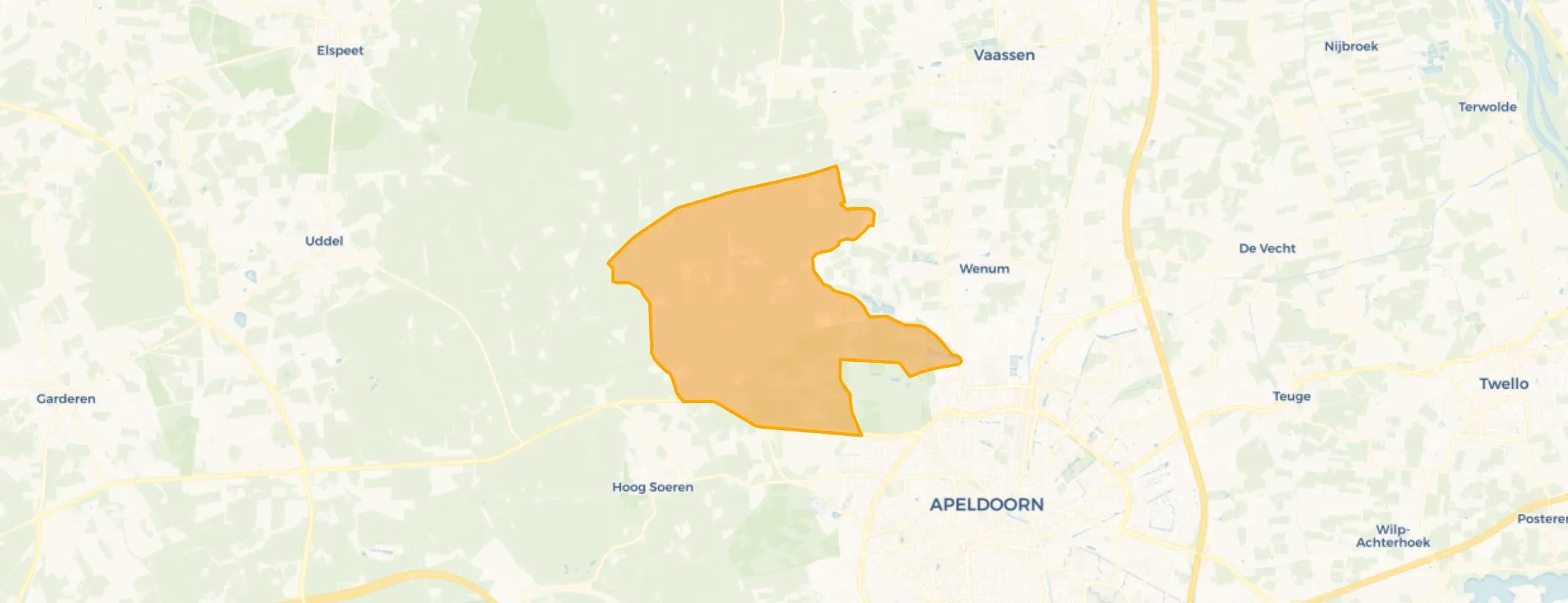 Bosgebied Wiesel