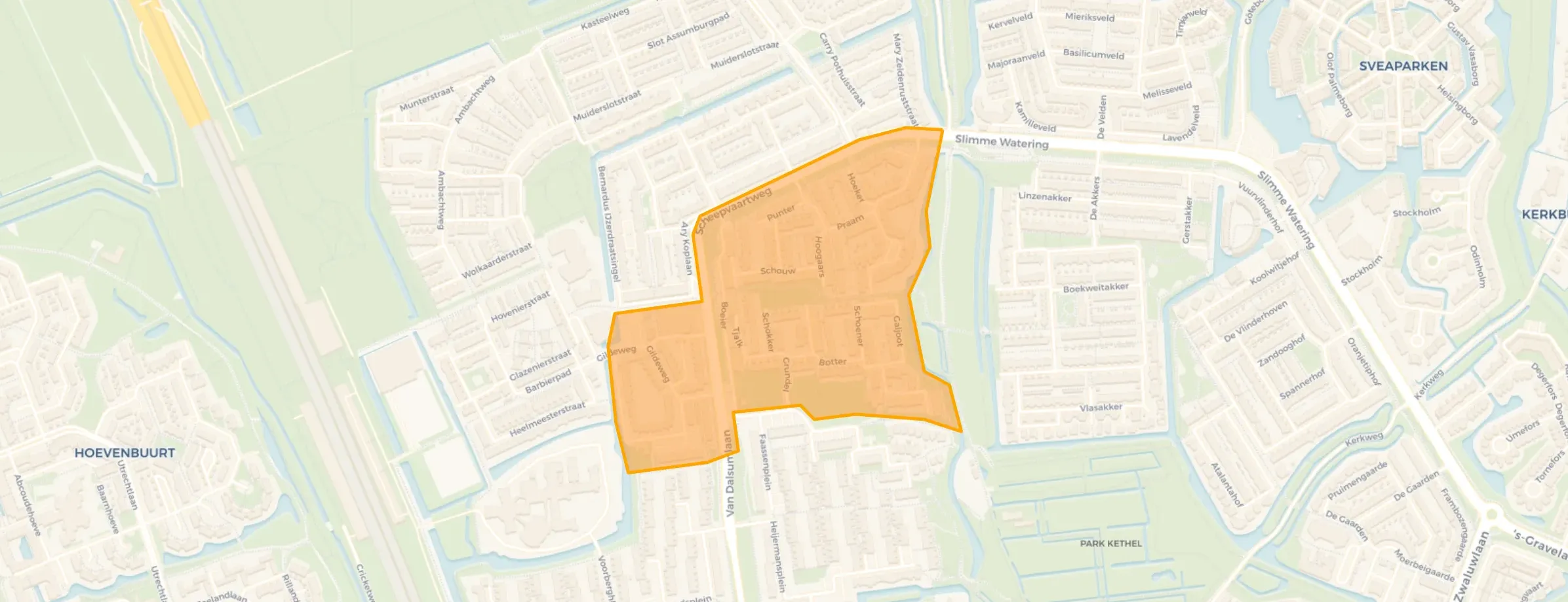 Buurt Botenbuurt, Schiedam