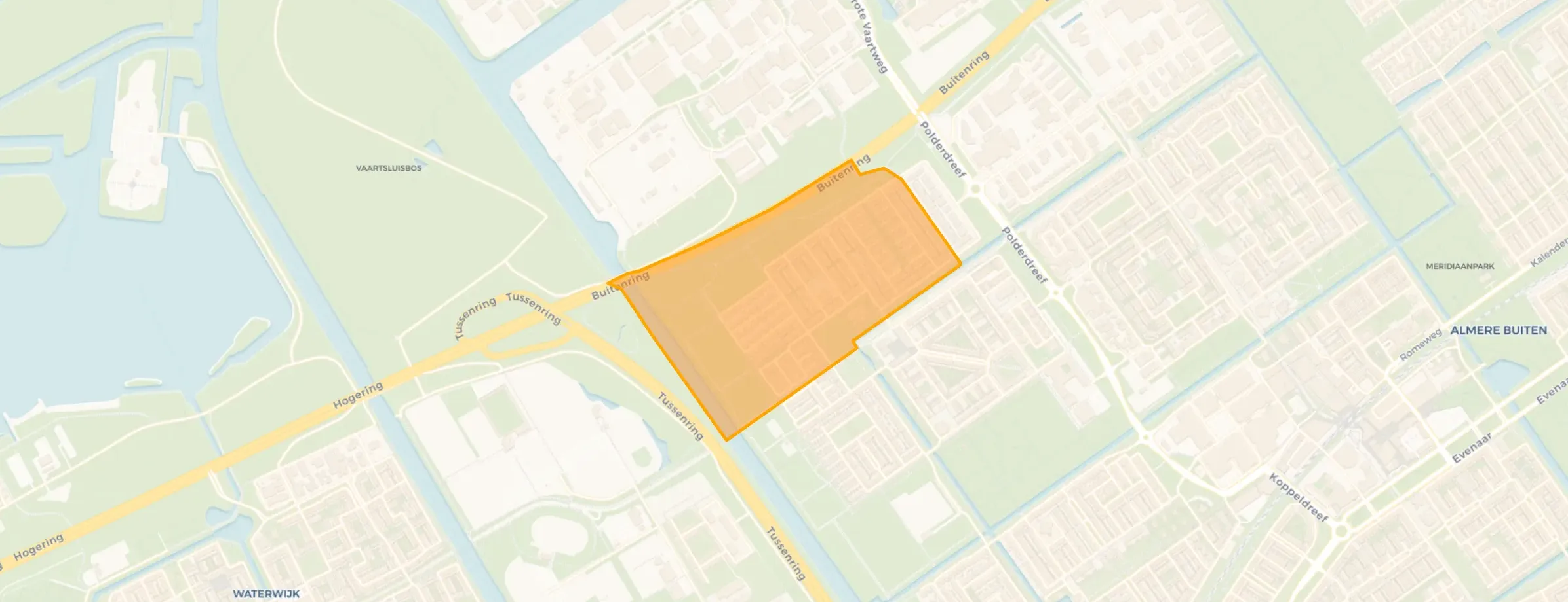 Buurt Bouwmeesterbuurt Noord, Almere