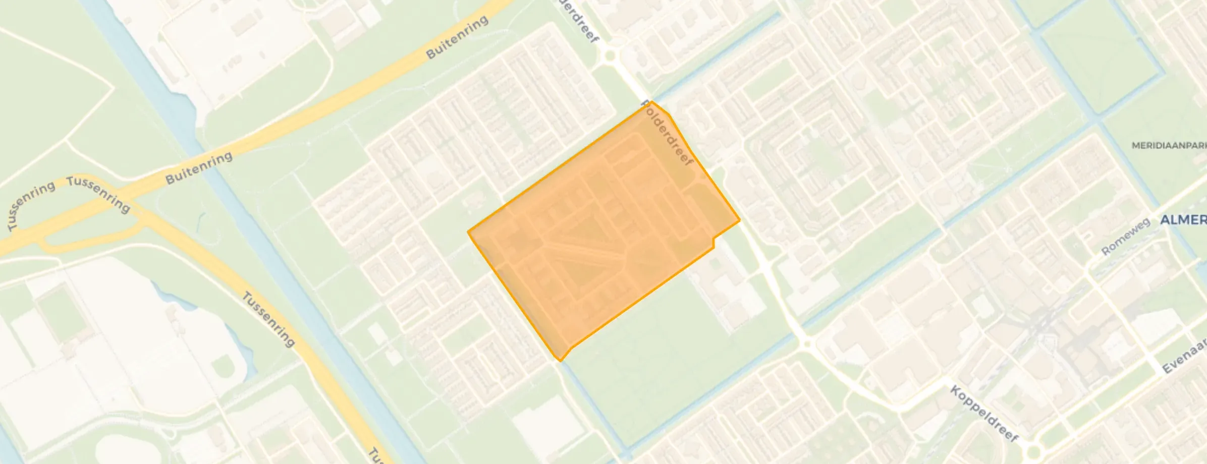 Buurt Bouwmeesterbuurt Oost, Almere