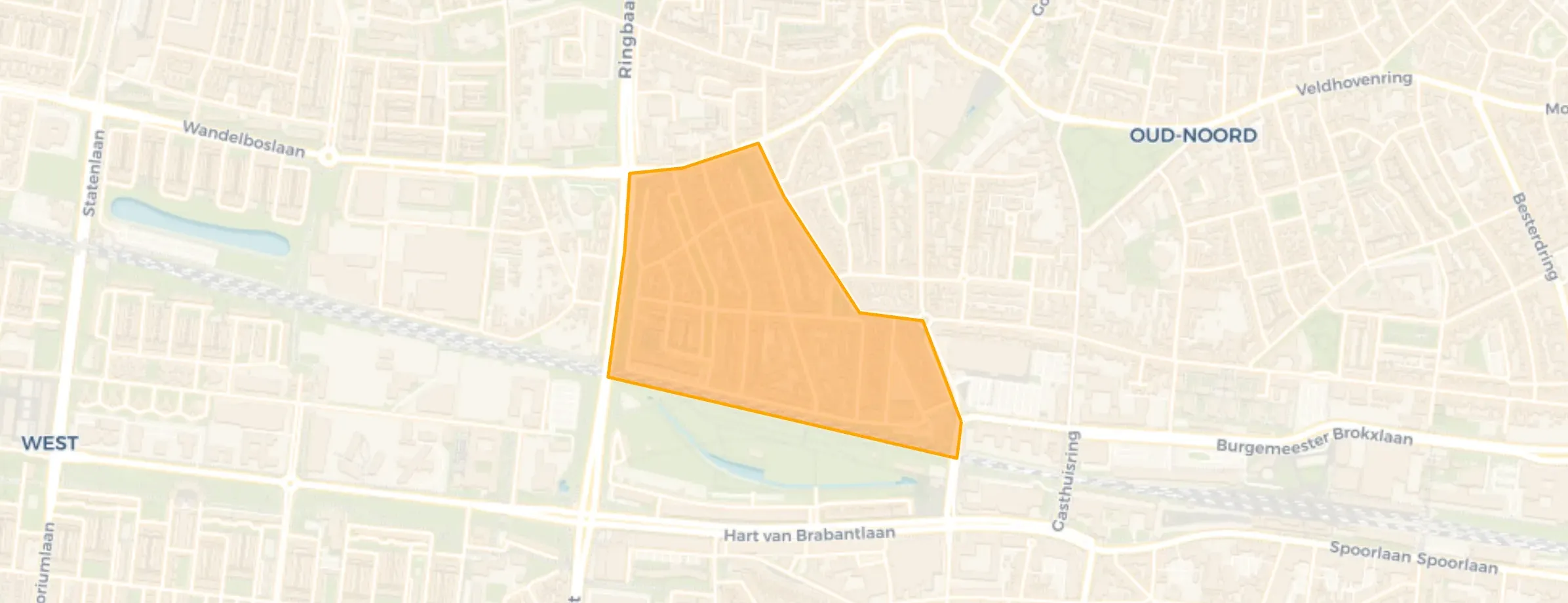 Buurt Bouwmeestersbuurt Zuid, Tilburg