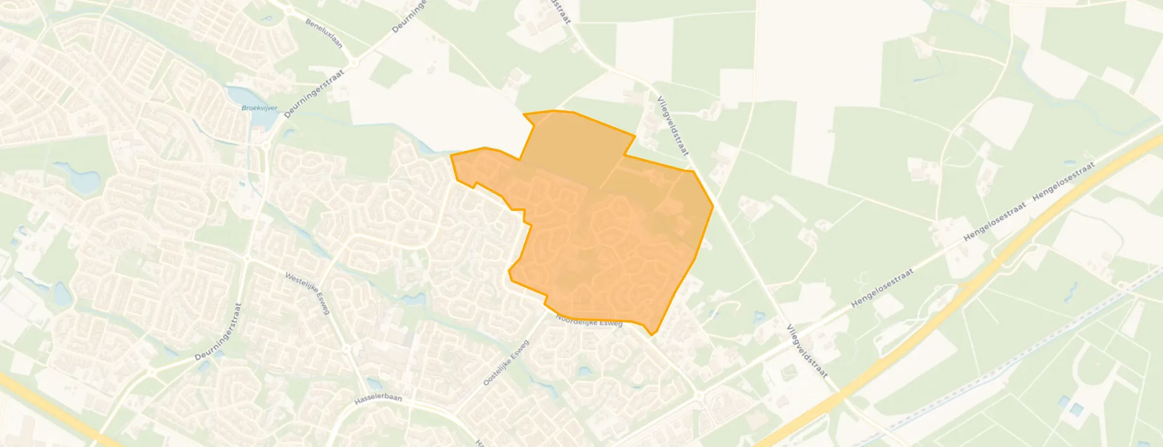 Kaart van Bovenhoek