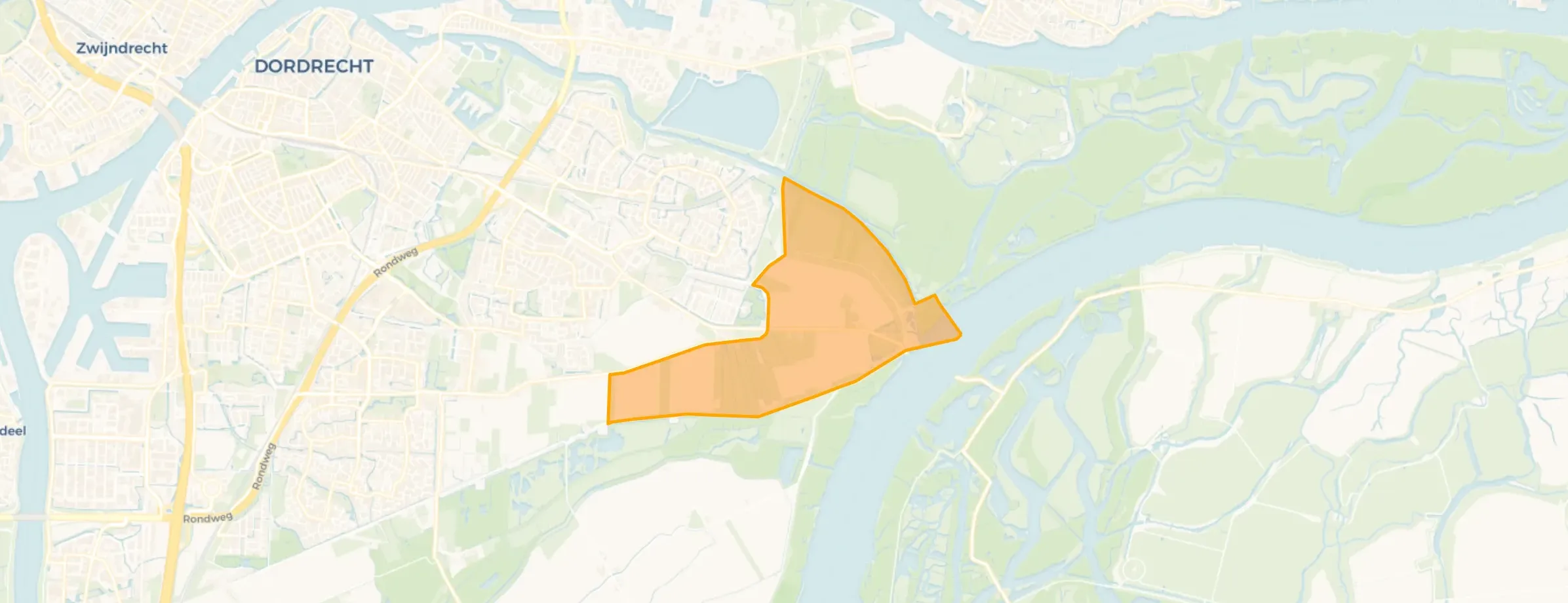 Kaart van Bovenpolder