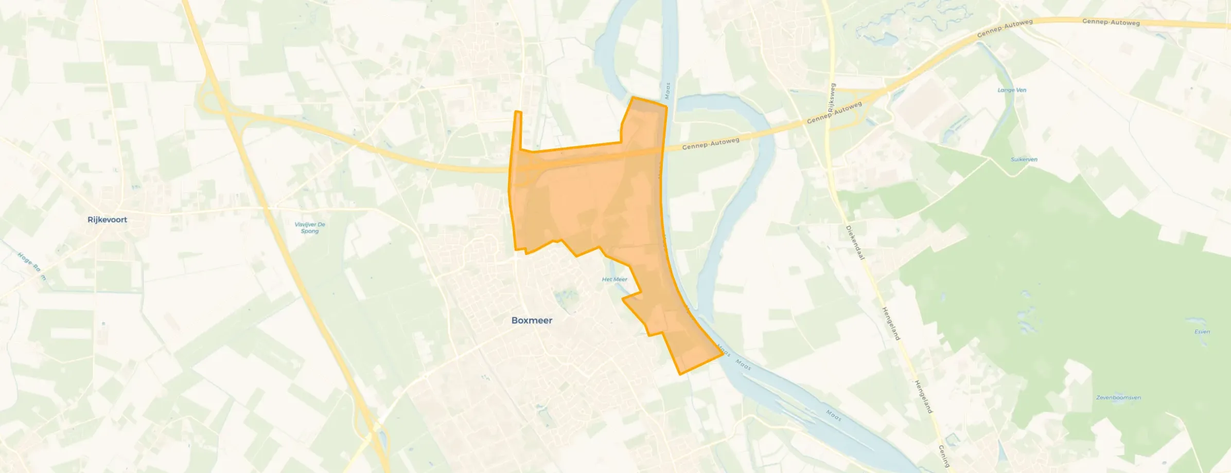 Boxmeer buitengebied Oost