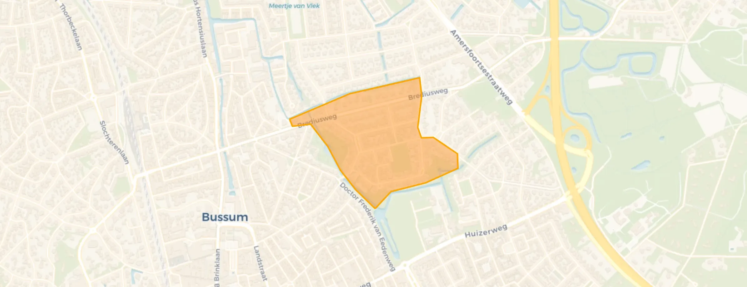Buurt Bredius-West, Bussum